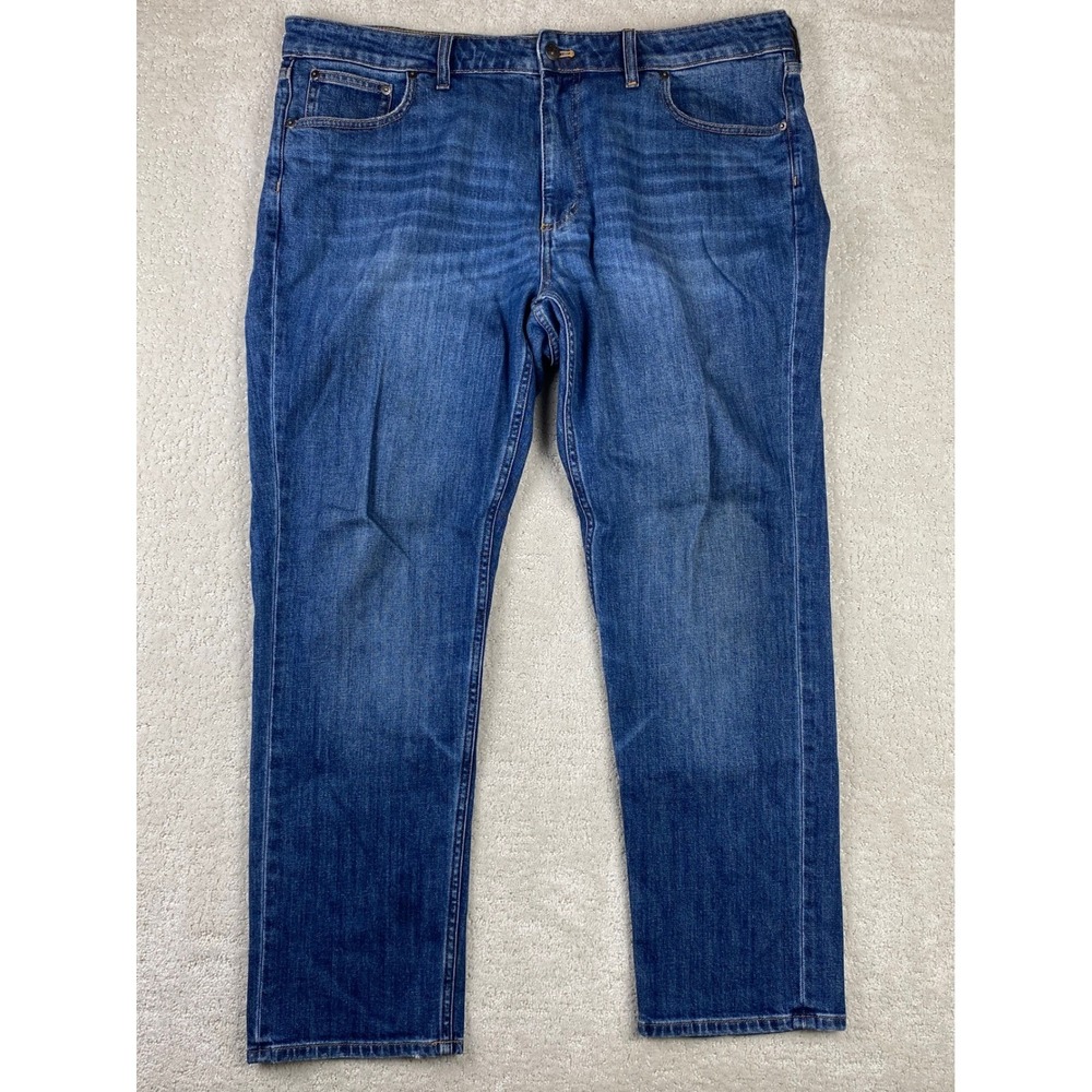 Vineyard Vines Jeans Mens 38x30 Fits 41x29 Slim Straight Stretch Blue Wash Denim